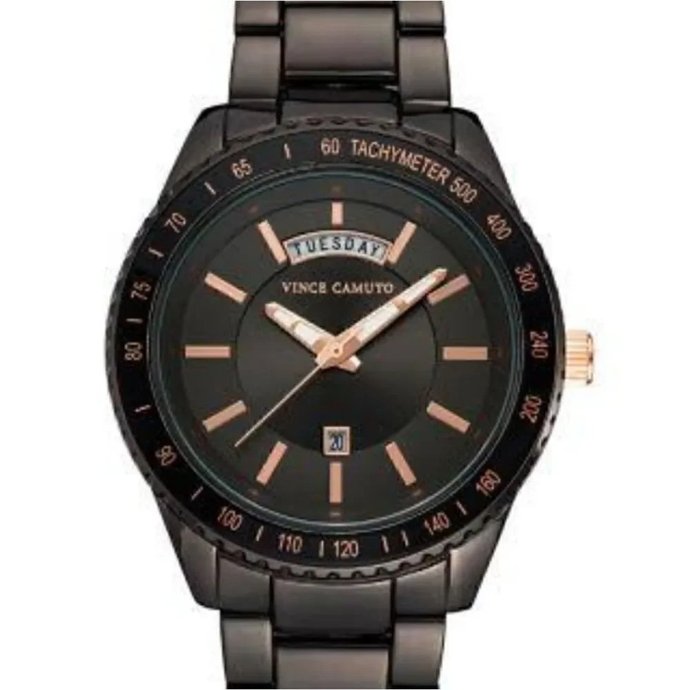 NEW Men's Vince camuto gunmetal watch